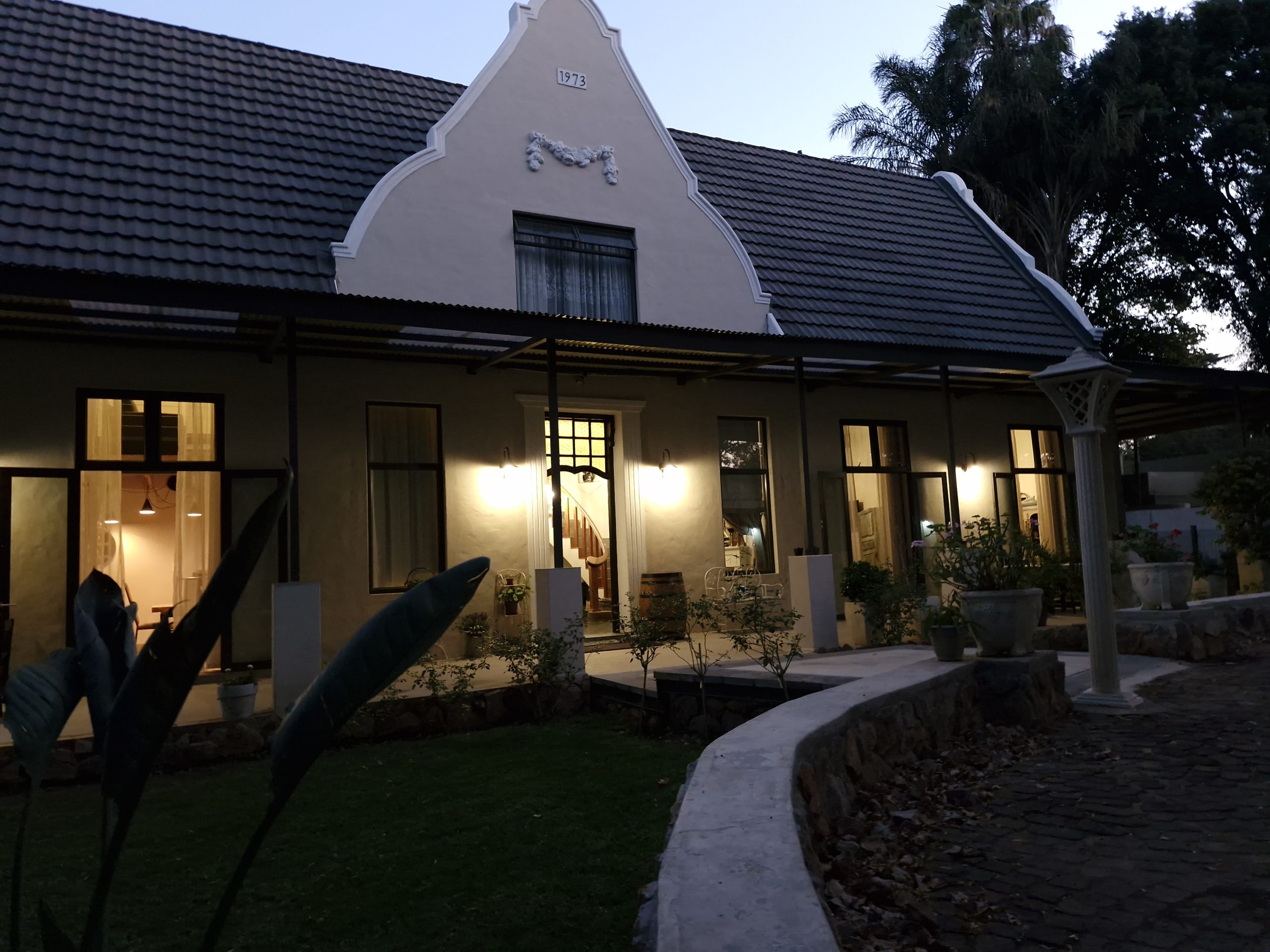 Inviting evening look and feel of Meerust Guest House